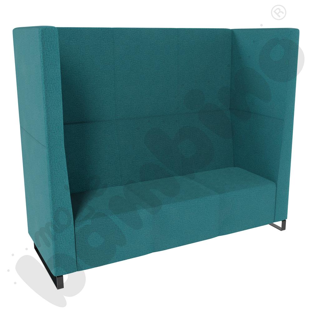 Sofa Universum 3-os. wys. 163 cm, 2 boki wysokie, tkanina KG08