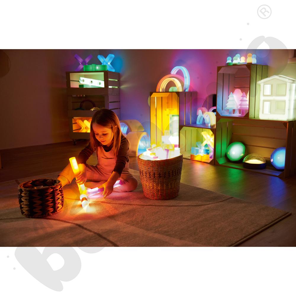 Modułowy system świetlnych cylindrów