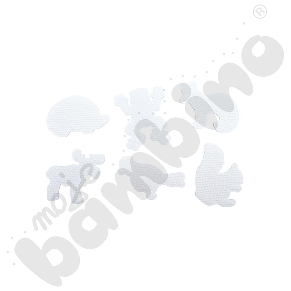 Podkładki do koralików NABBI® MIDI - zwierzątka, 6 szt.