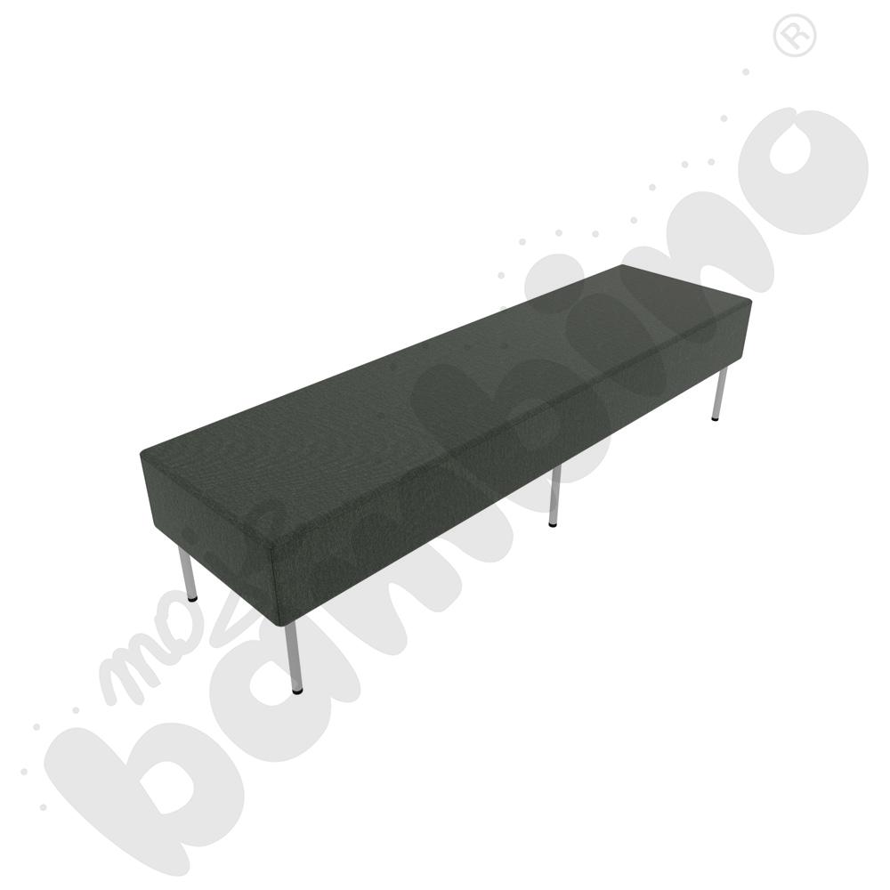 Pufa Versa 180x50 cm z plastikowymi stopkami, stelaż jasnoszary, tkanina RO33 Pufa Versa 180x50 cm z plastikowymi stopkami, stelaż jasnoszary, tkanina RO33