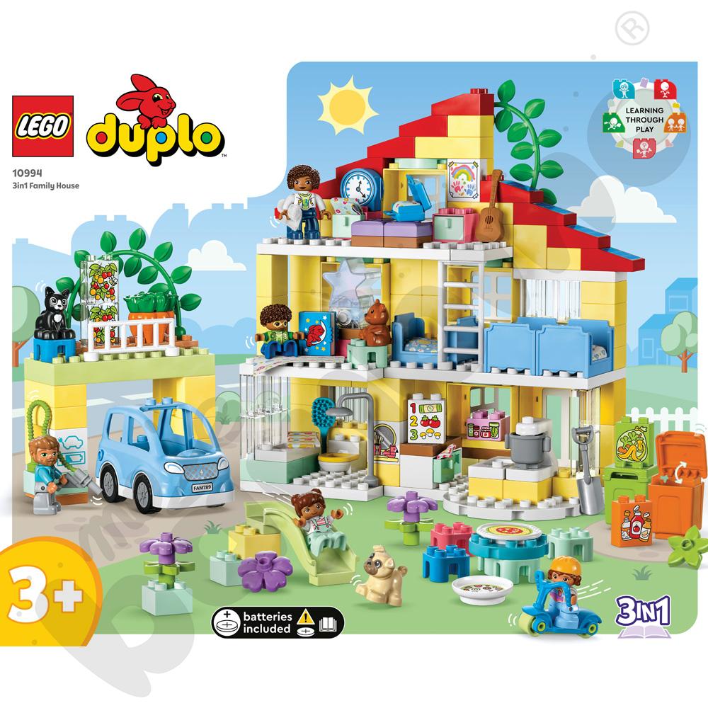 LEGO® Duplo Town Dom rodzinny 3 w 1 LEGO® Duplo Town Dom rodzinny 3 w 1