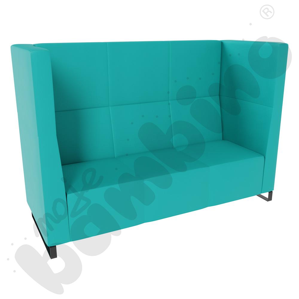 Sofa Universum 3-os. wys. 133 cm, 2 boki średnie, tkanina MT11