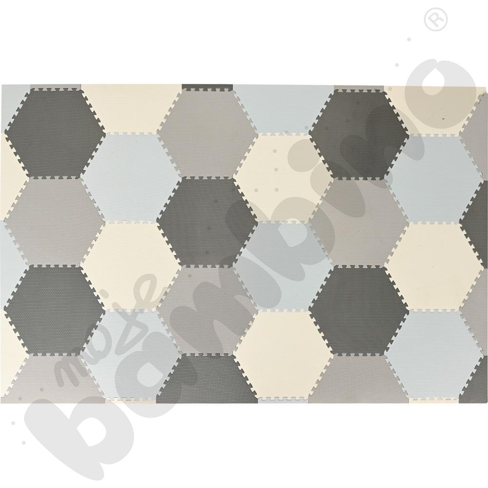 Mata-puzzle - hexagony 