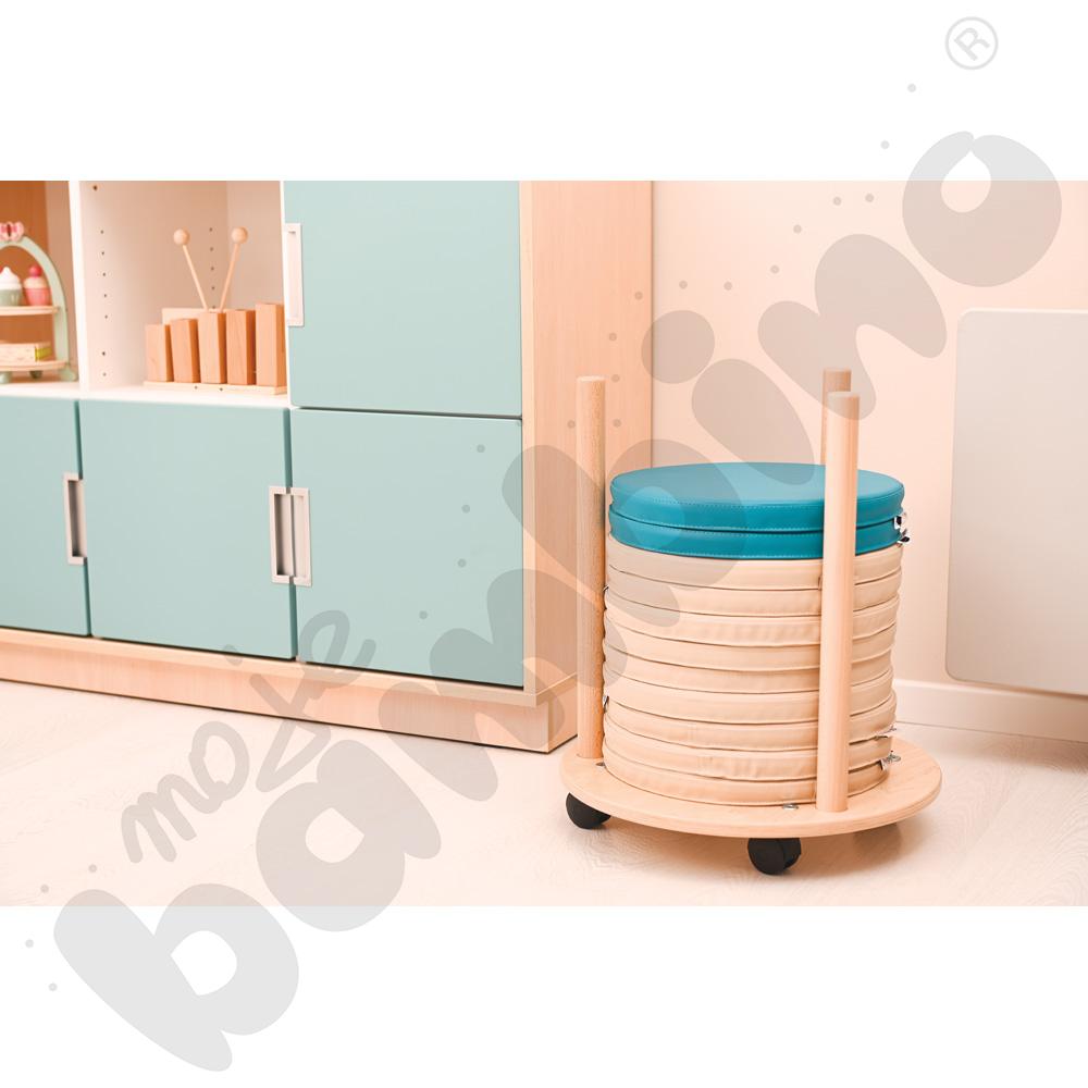 Poduszki okrągłe 5 szt. ciemny turkus Poduszki okrągłe 5 szt. ciemny turkus