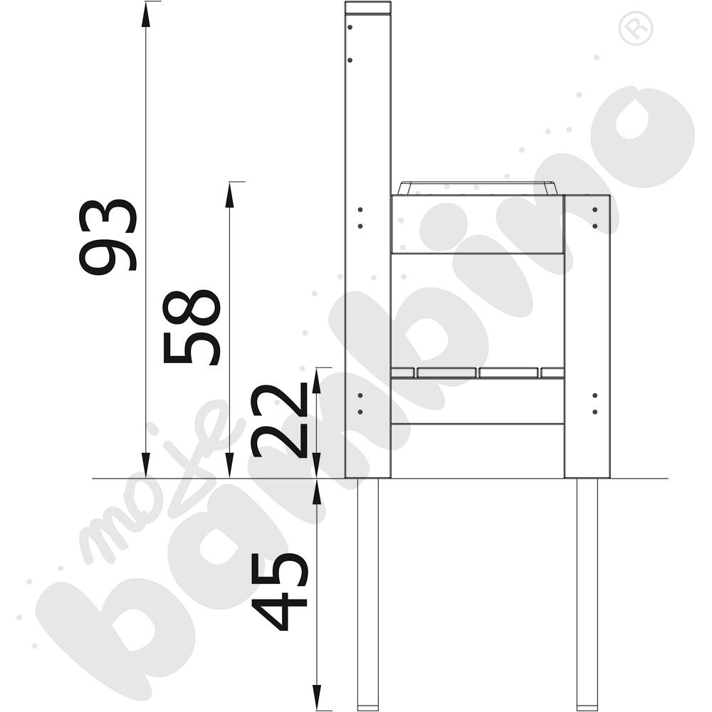Kuchnia błotna Terra z kotwami