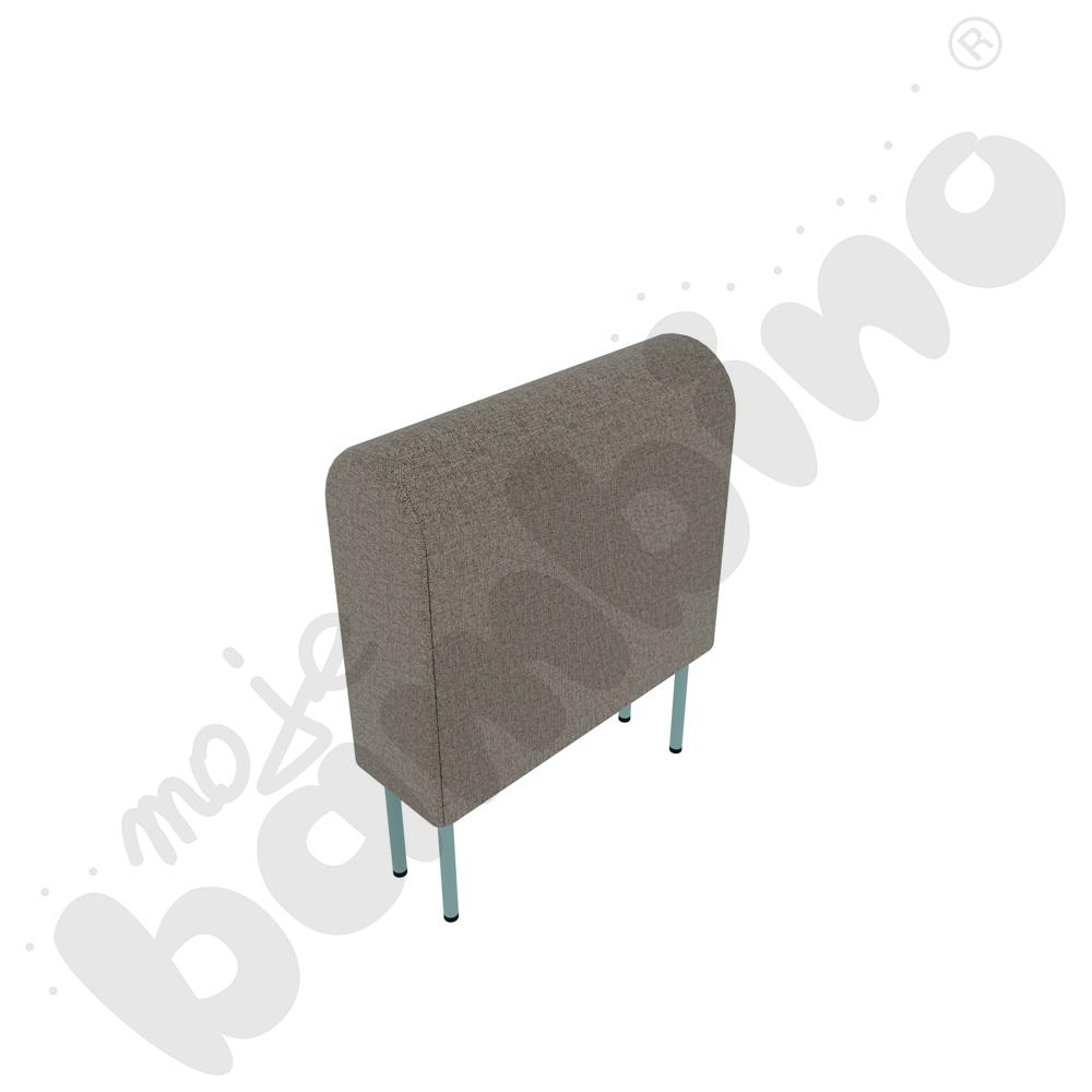 Moduł Versa 60x20x74 cm z plastikowymi stopkami, stelaż turkusowy, tkanina RO37