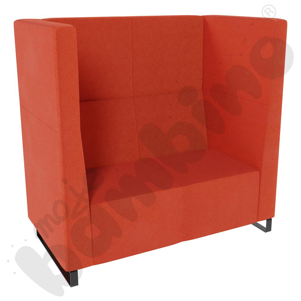 Sofa Universum 2-os. wys. 133 cm, 2 boki średnie, tkanina KG17