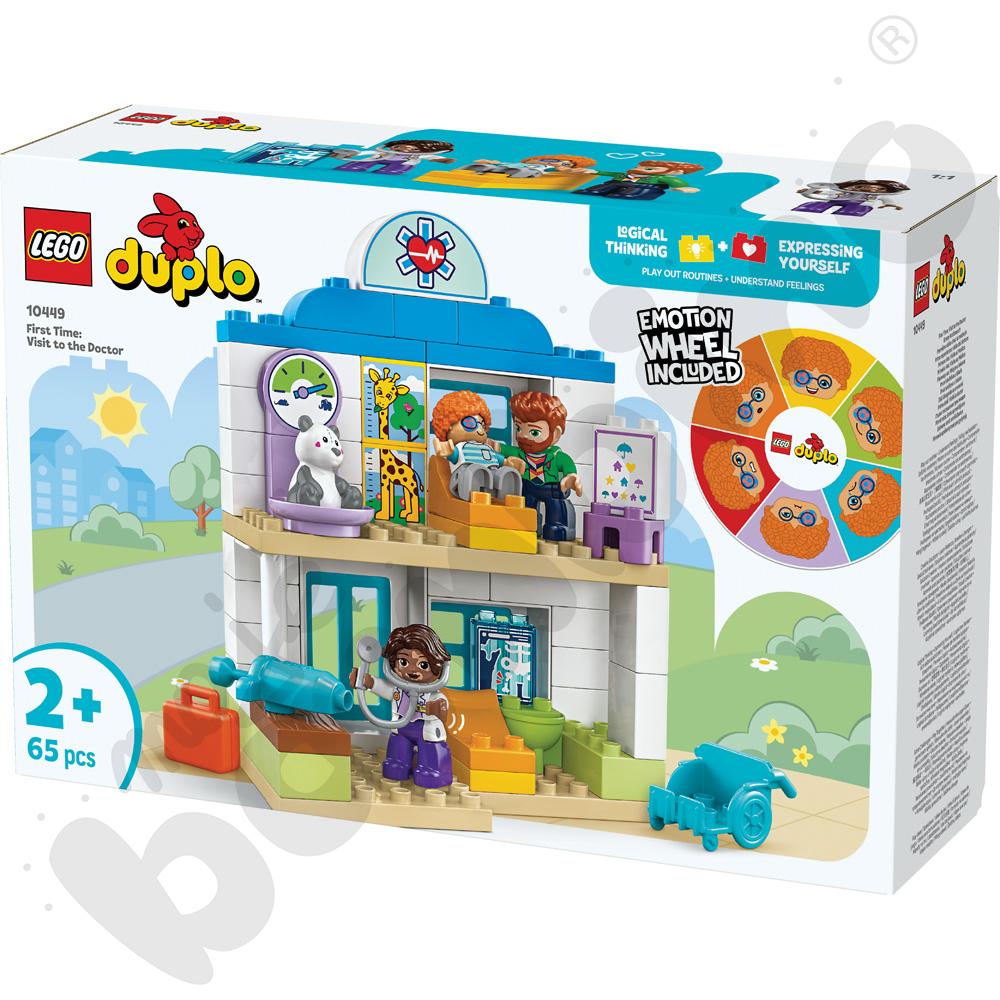 LEGO® Duplo Town Pierwszy raz: Wizyta u lekarza LEGO® Duplo Town Pierwszy raz: Wizyta u lekarza