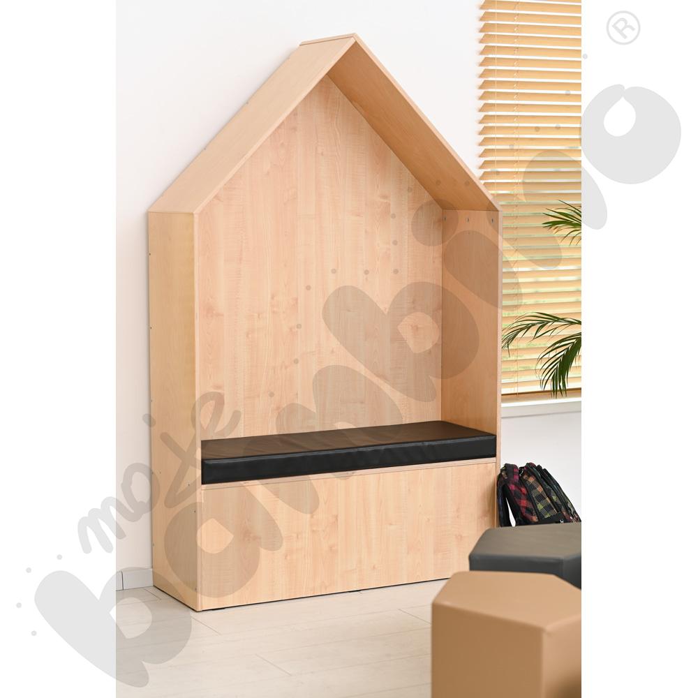 Domek Chillout - materac czarny