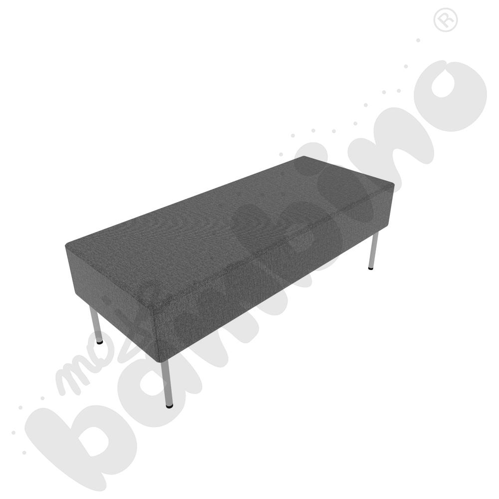 Pufa Versa 120x50 cm z filcowymi stopkami, stelaż jasnoszary, tkanina RO39 Pufa Versa 120x50 cm z filcowymi stopkami, stelaż jasnoszary, tkanina RO39