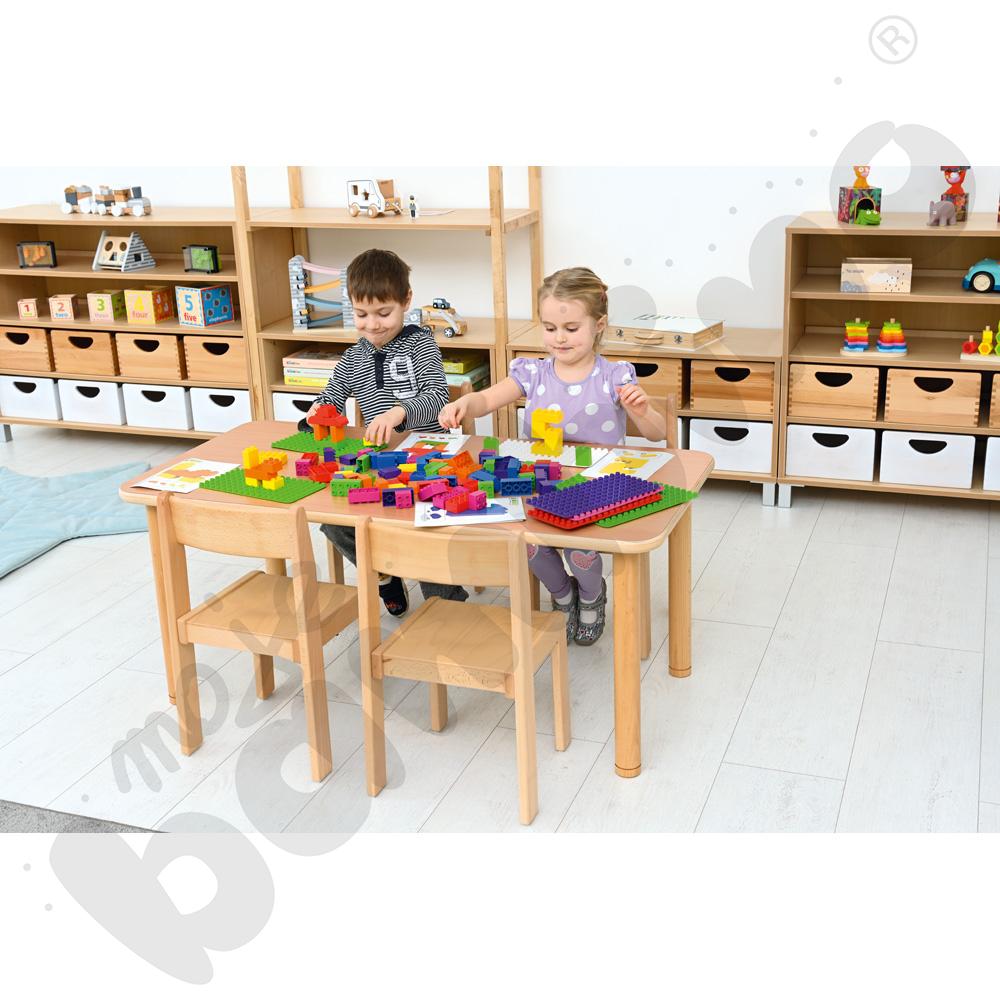 Stół Flexi prostokątny 120 x 60 - bukowy Stół Flexi prostokątny 120 x 60 - bukowy