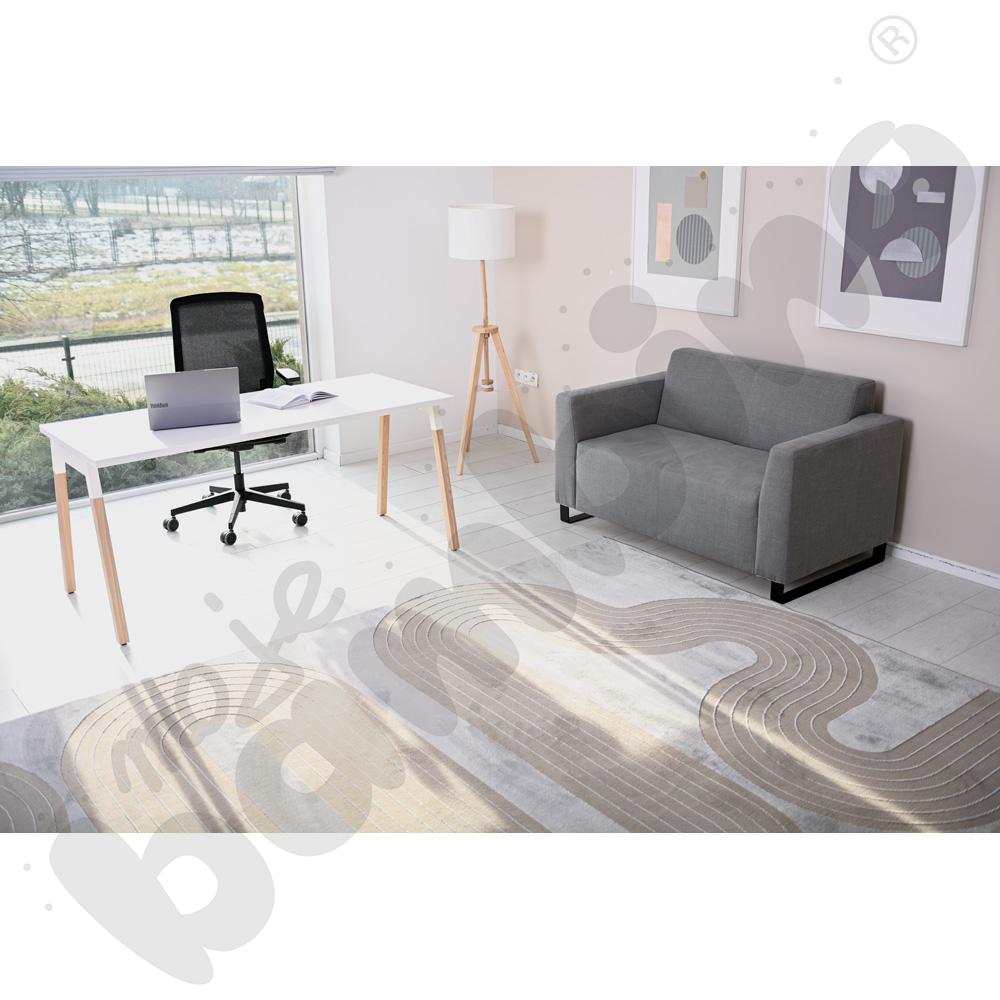 Sofa Universum 2-os. wys. 82 cm, 2 boki niskie, tkanina KG22