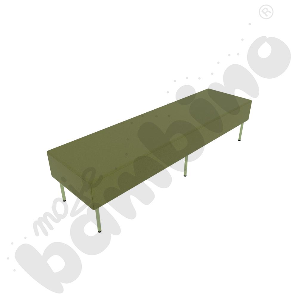 Pufa Versa 180x50 cm z filcowymi stopkami, stelaż oliwkowy, tkanina BD17 Pufa Versa 180x50 cm z filcowymi stopkami, stelaż oliwkowy, tkanina BD17