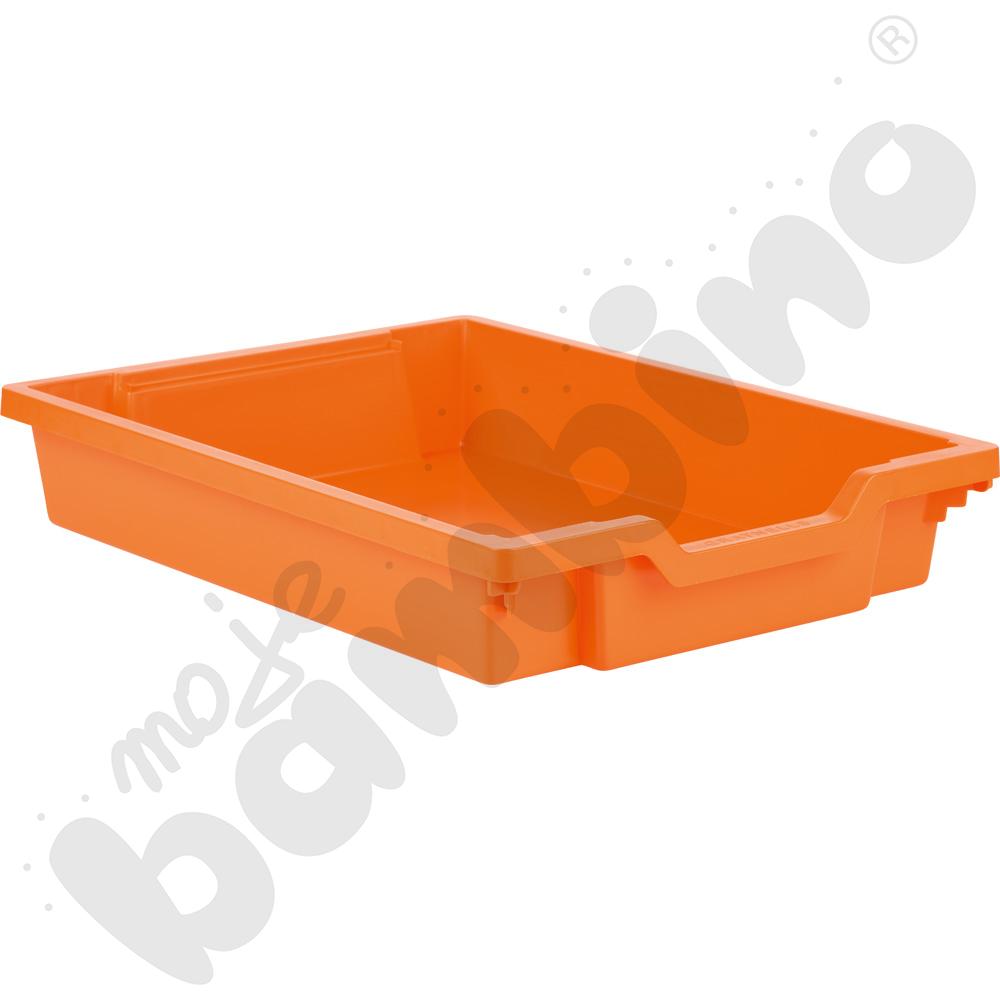 Pojemnik płytki - pomarańczowy