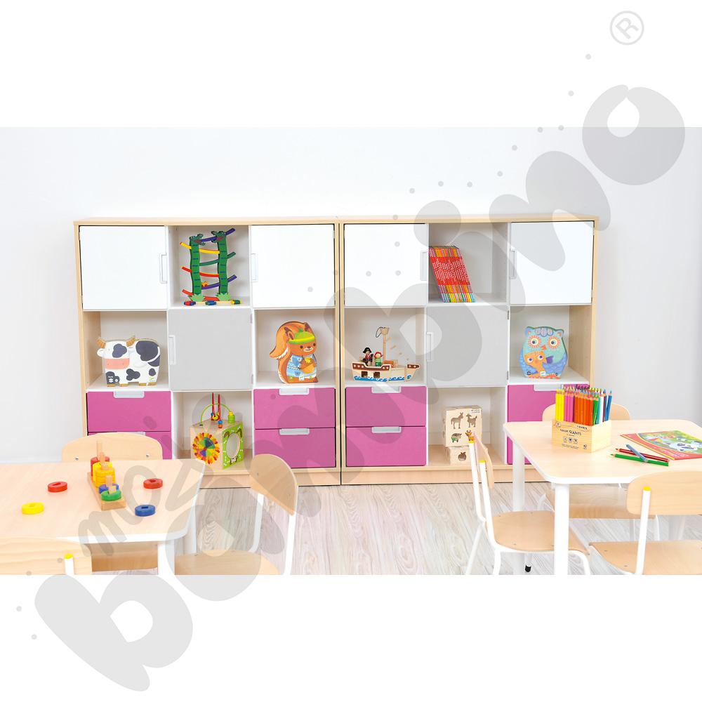 Quadro - zestaw 5, 90 st., skrzynia klon jasny