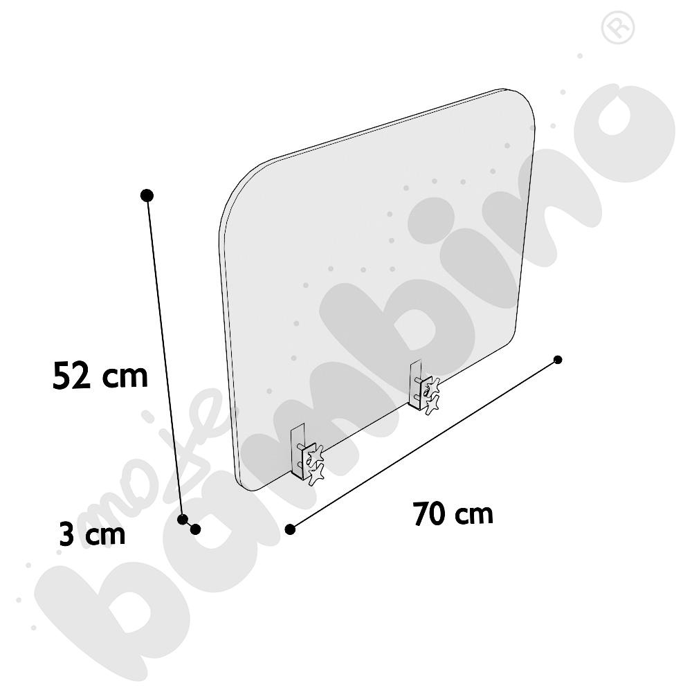 Ścianka Versa 70x52 cm, tkanina RO33