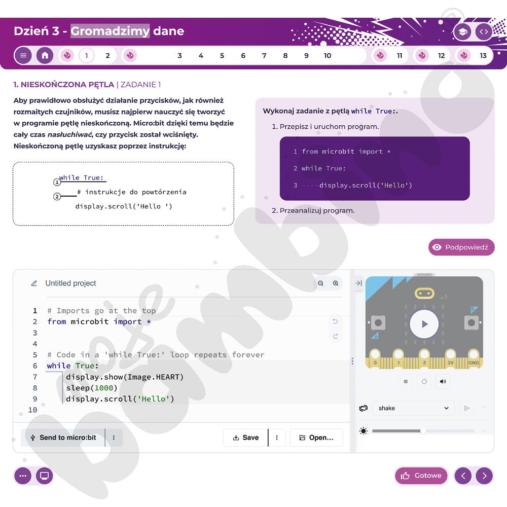 learn:bit Arcade (z płytką micro:bit), 10 szt. - pakiet klasowy