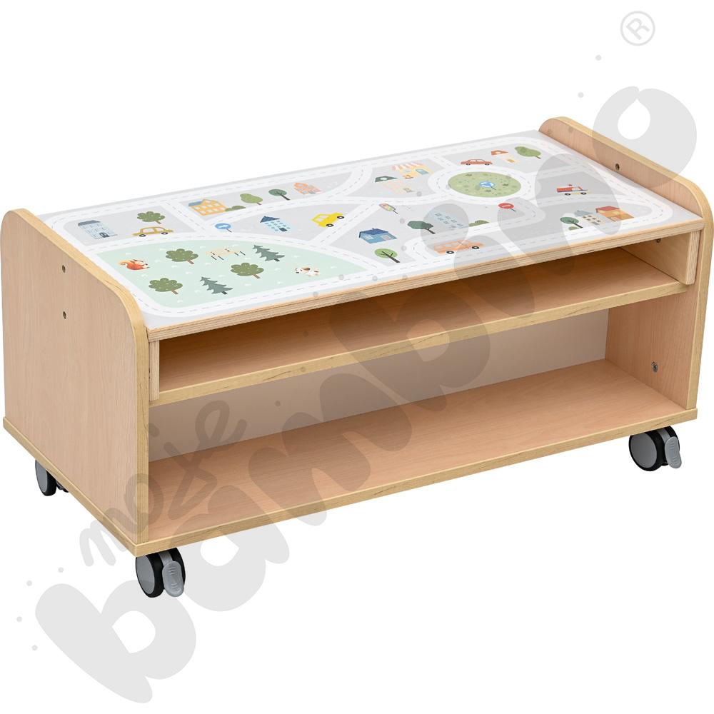 Mobilny kącik Quadro 251 - skrzynia klon jasny