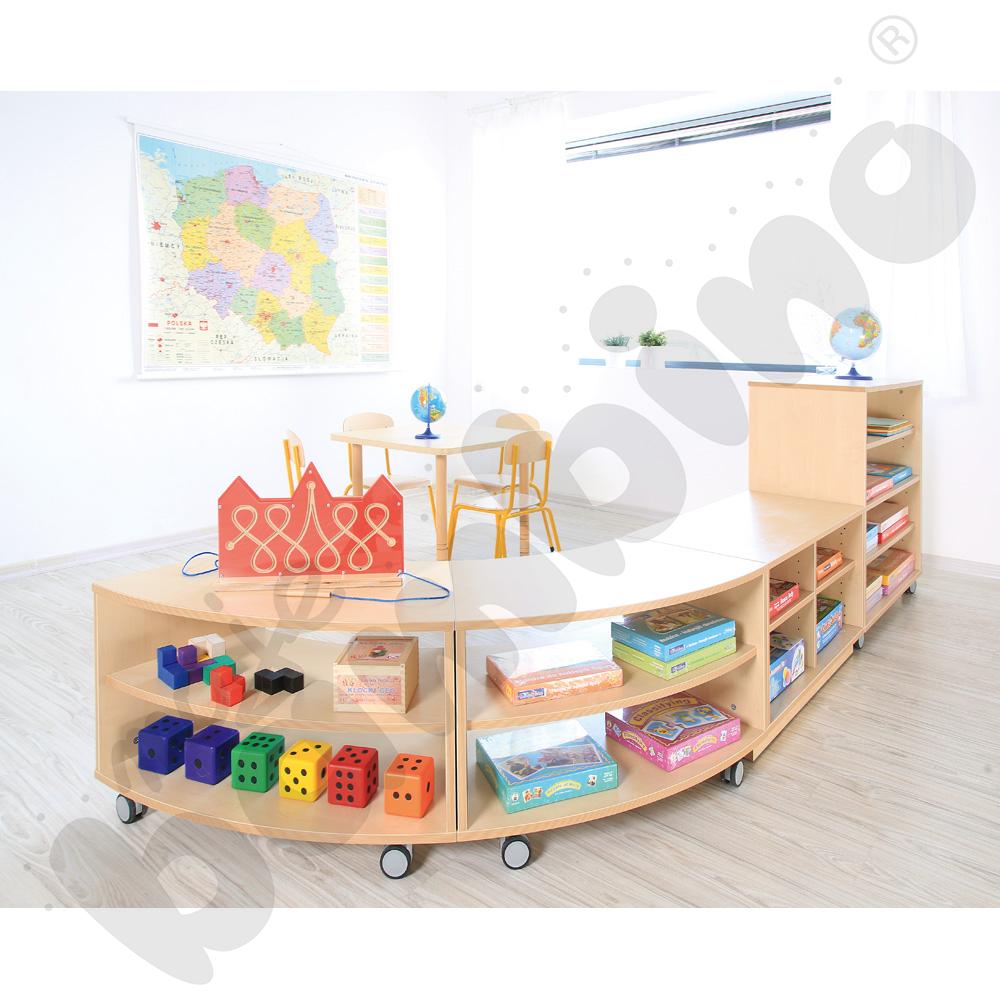 Szafka Flexi M 1/8 kołana kółkach