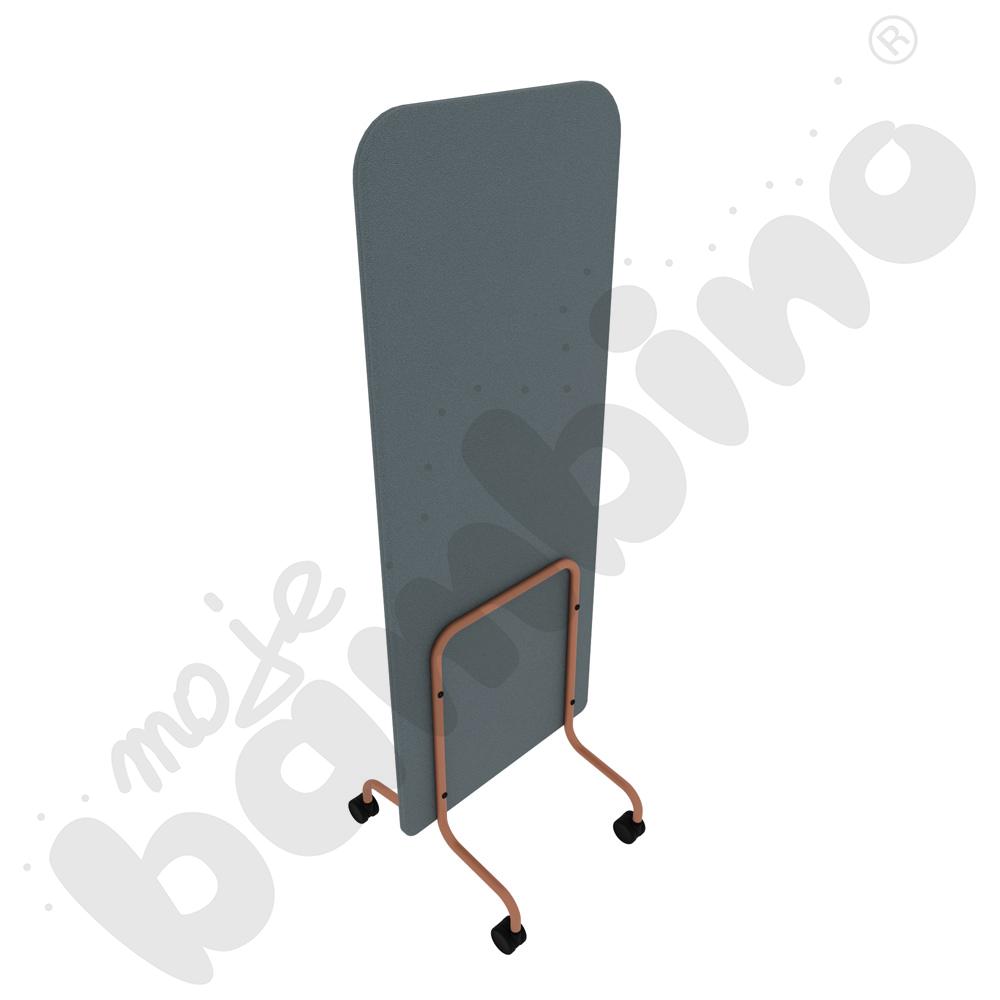 Parawan Versa 60x170 cm z kółkami na miękką powierzchnię, stelaż łososiowy, tkanina BD13 Parawan Versa 60x170 cm z kółkami na miękką powierzchnię, stelaż łososiowy, tkanina BD13