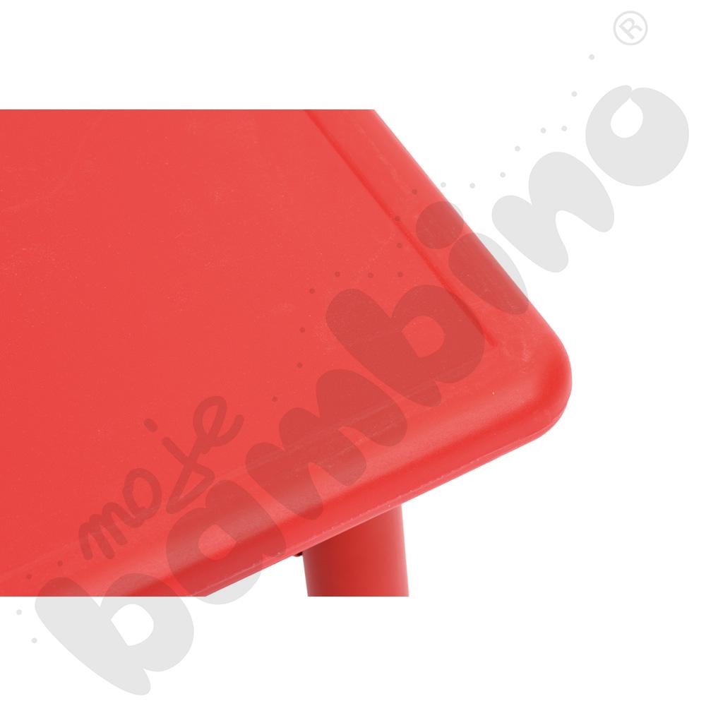 Stół Dumi kwadratowy - czerwony