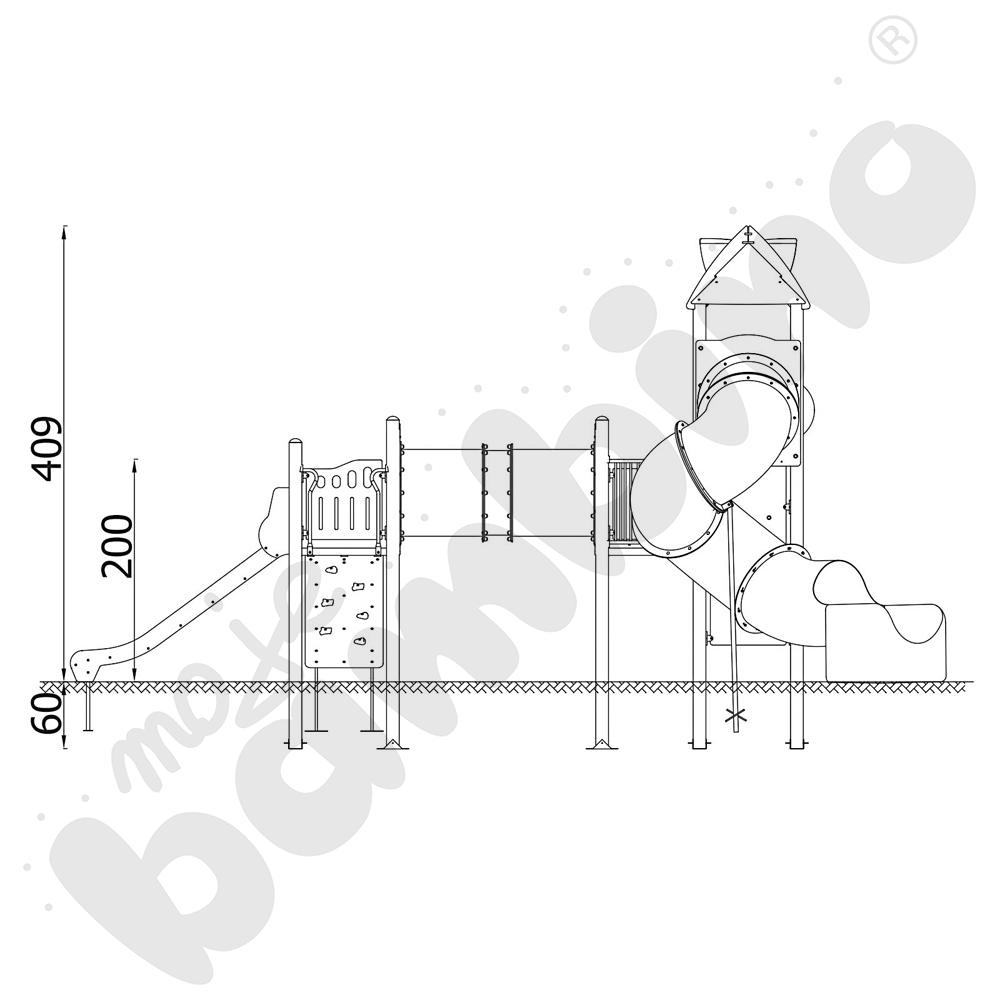 Orbis - zestaw 11367, metalowe słupy
