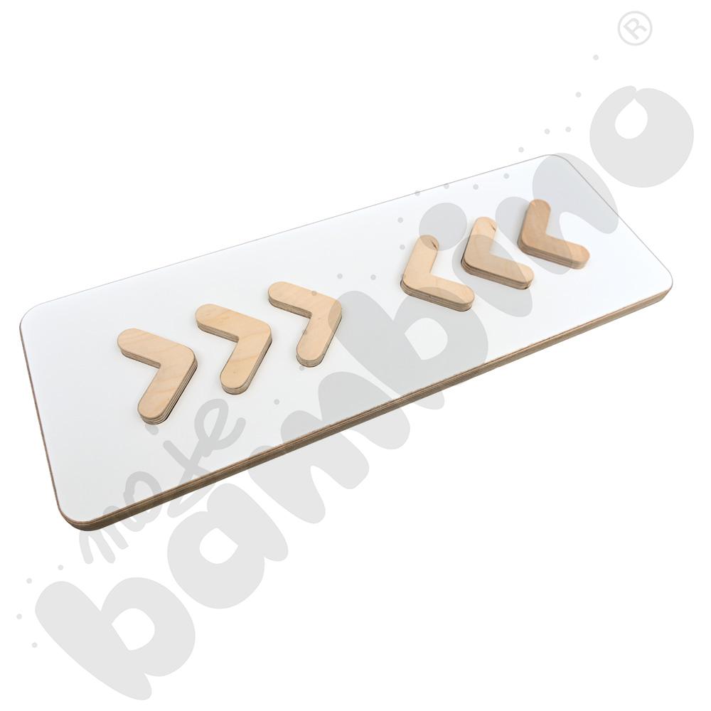 Ścieżki sensoryczne Good Wood - białe - MED Ścieżki sensoryczne Good Wood - białe - MED