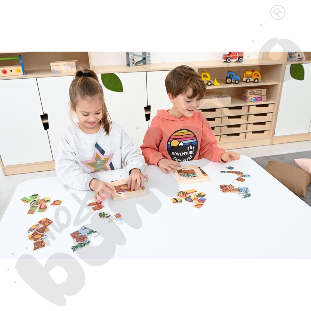 Edukacyjne puzzle warstwowe - marchew
