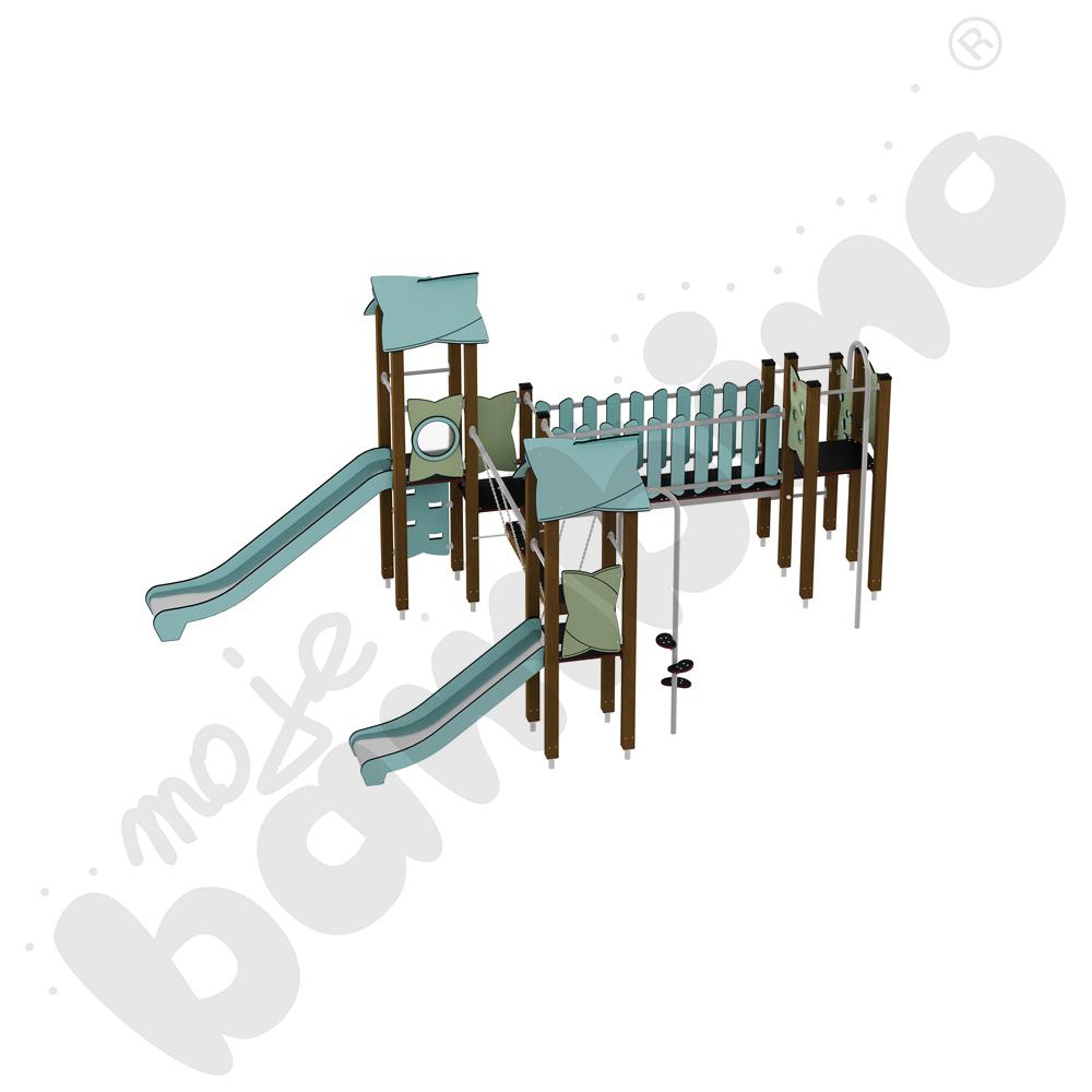 Zestaw Urbi 8, słupy drewniane C