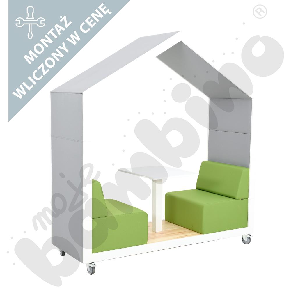 Treehouse otwarty - jasnoszary