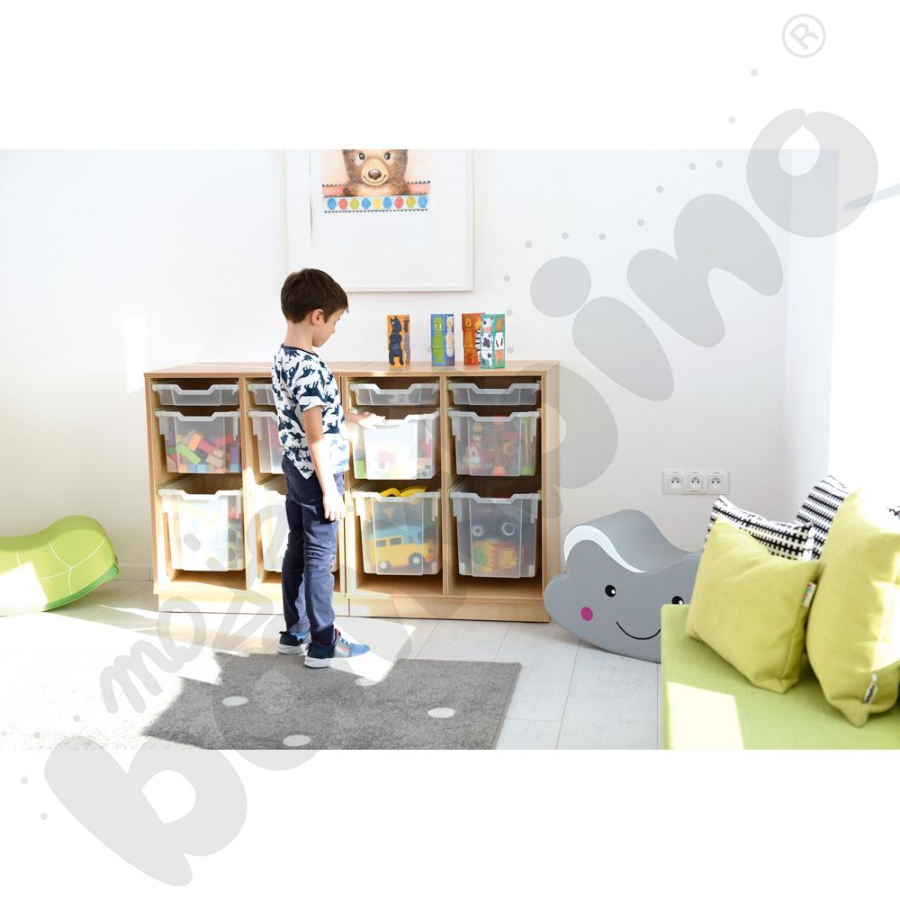 Szafka Flexi D na plastikowe pojemniki na cokole