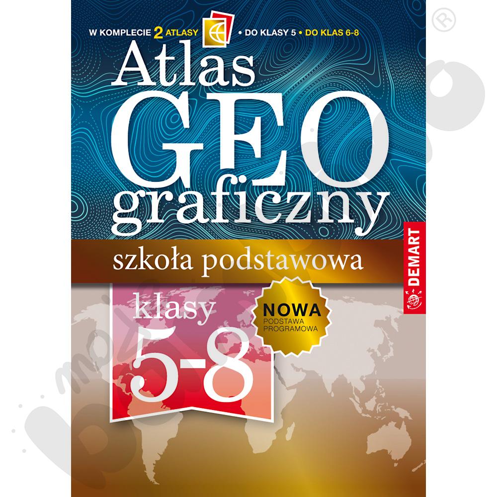 Atlasy geograficzne, kl. 5-8, zestaw