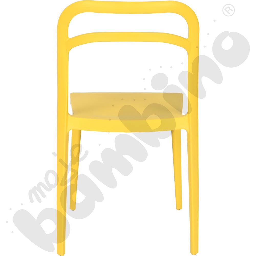 Krzesło Leon musztardowe