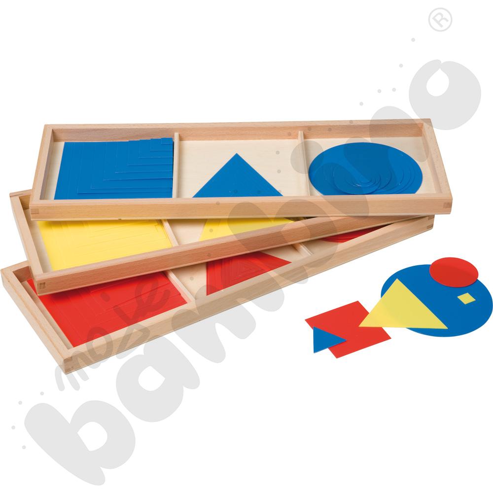 Koła, kwadraty, trójkąty Montessori