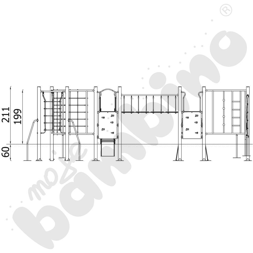 Orbis - zestaw 11319, metalowe słupy