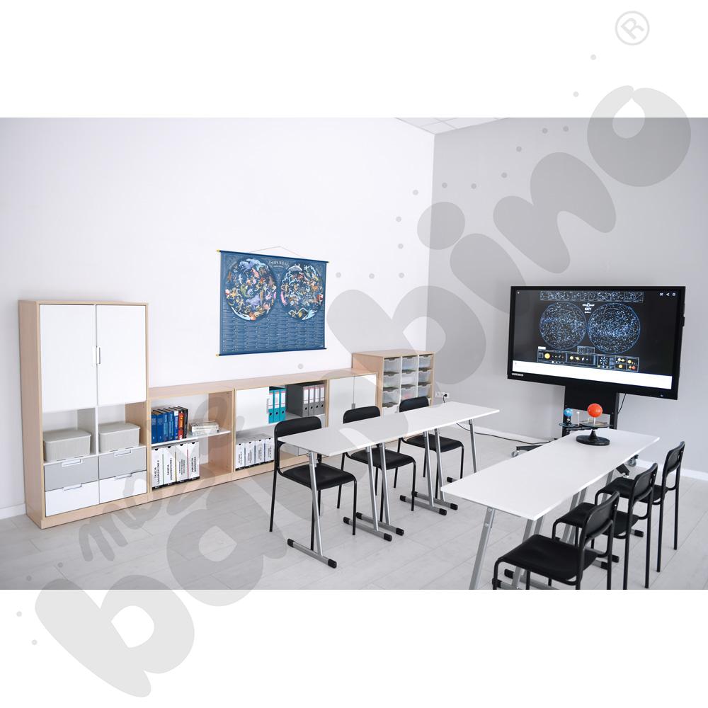Quadro - zestaw 180, 90 st., skrzynia klon jasny