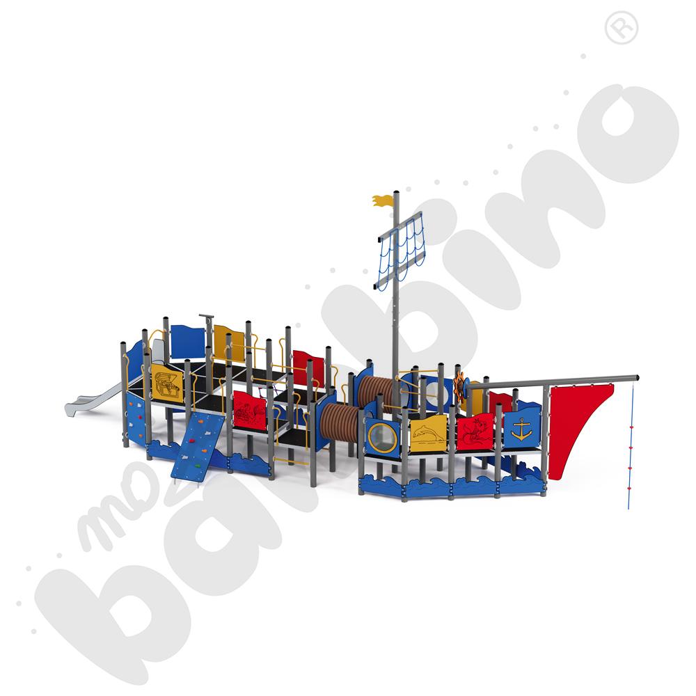 Statek Kolumba, metalowe słupy