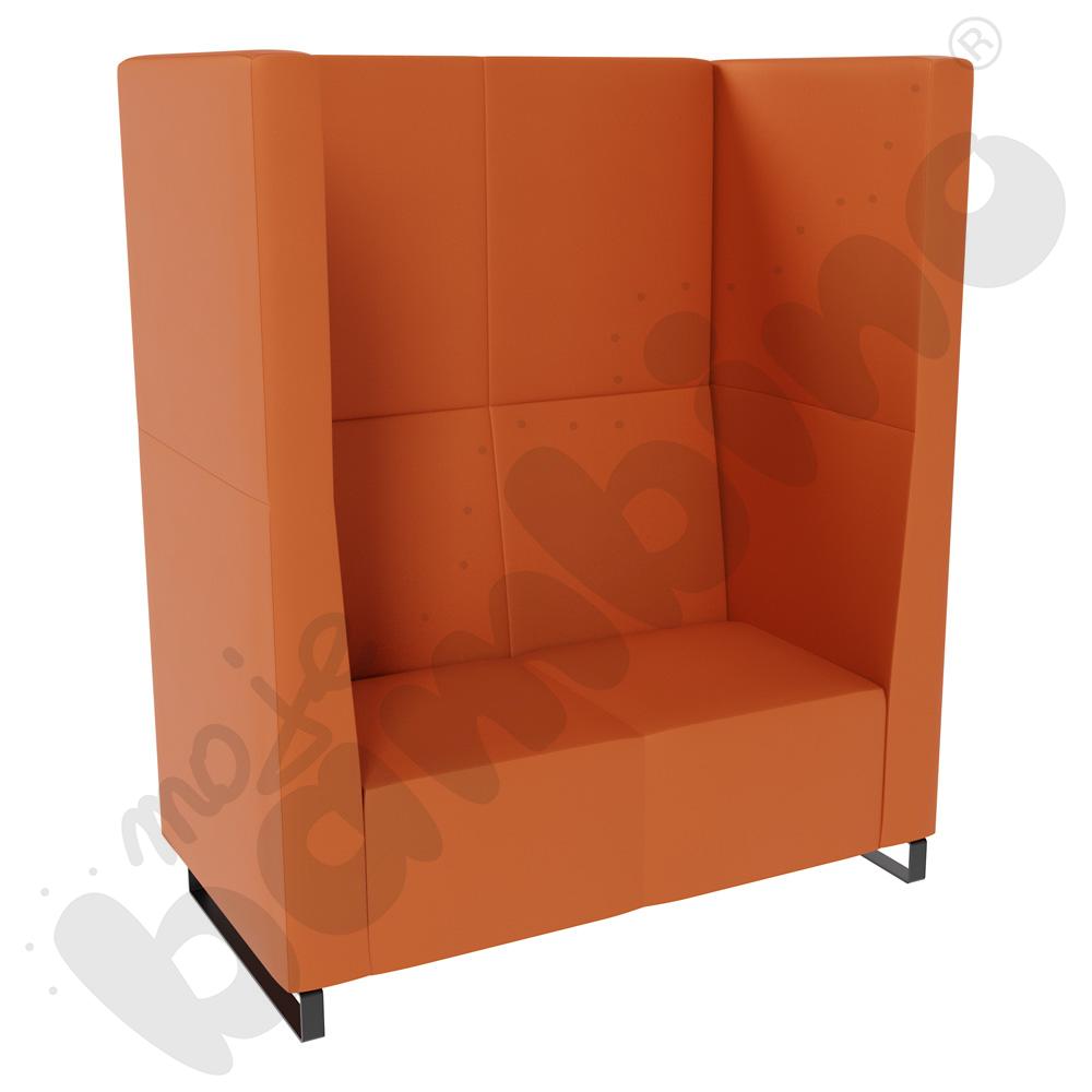 Sofa Universum 2-os. wys. 163 cm, 2 boki wysokie, tkanina MT07