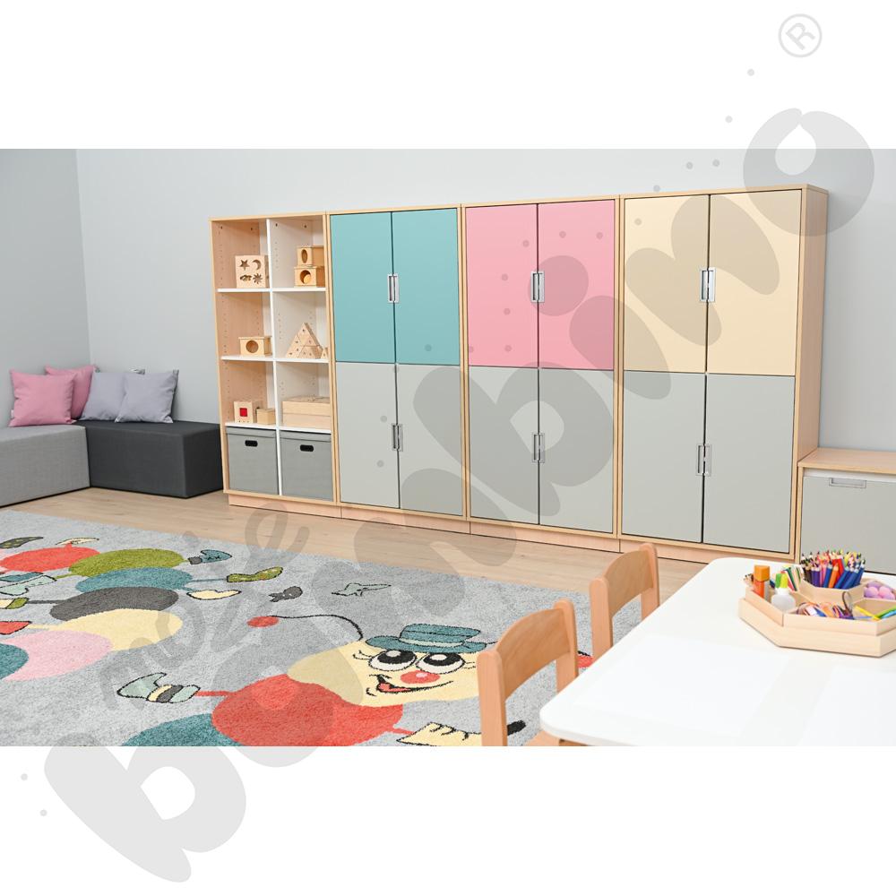 Quadro - szafka XL z 3 półkami, klon jasny