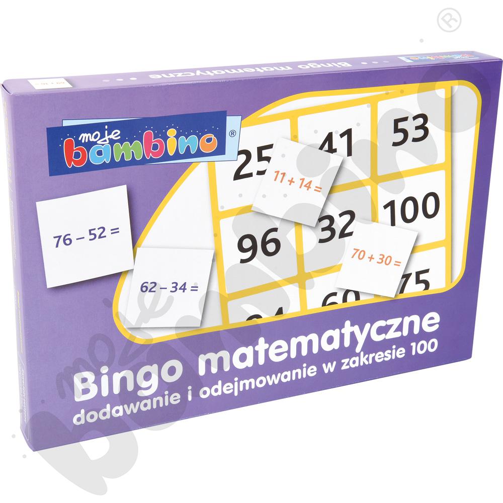 Bingo dodawanie i odejmowanie w zakresie 100