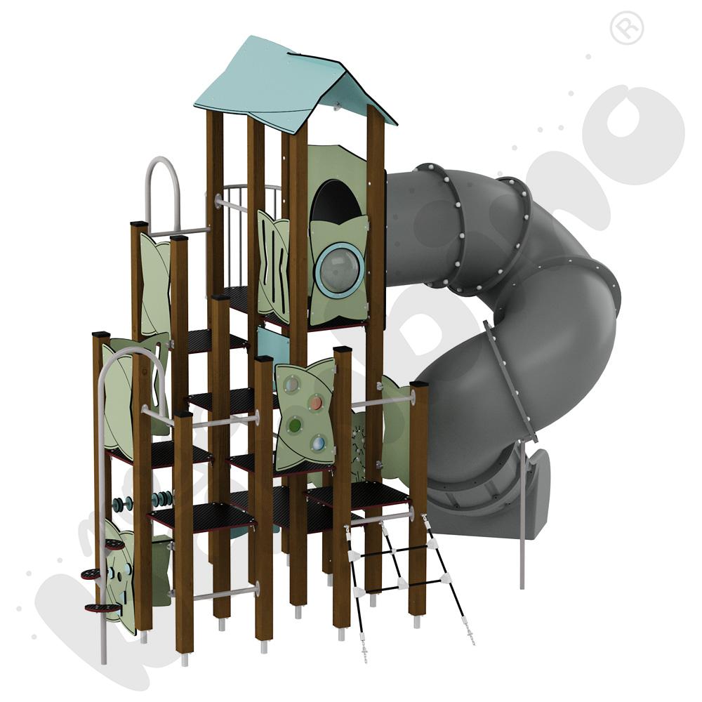 Zestaw Urbi 14, słupy drewniane C