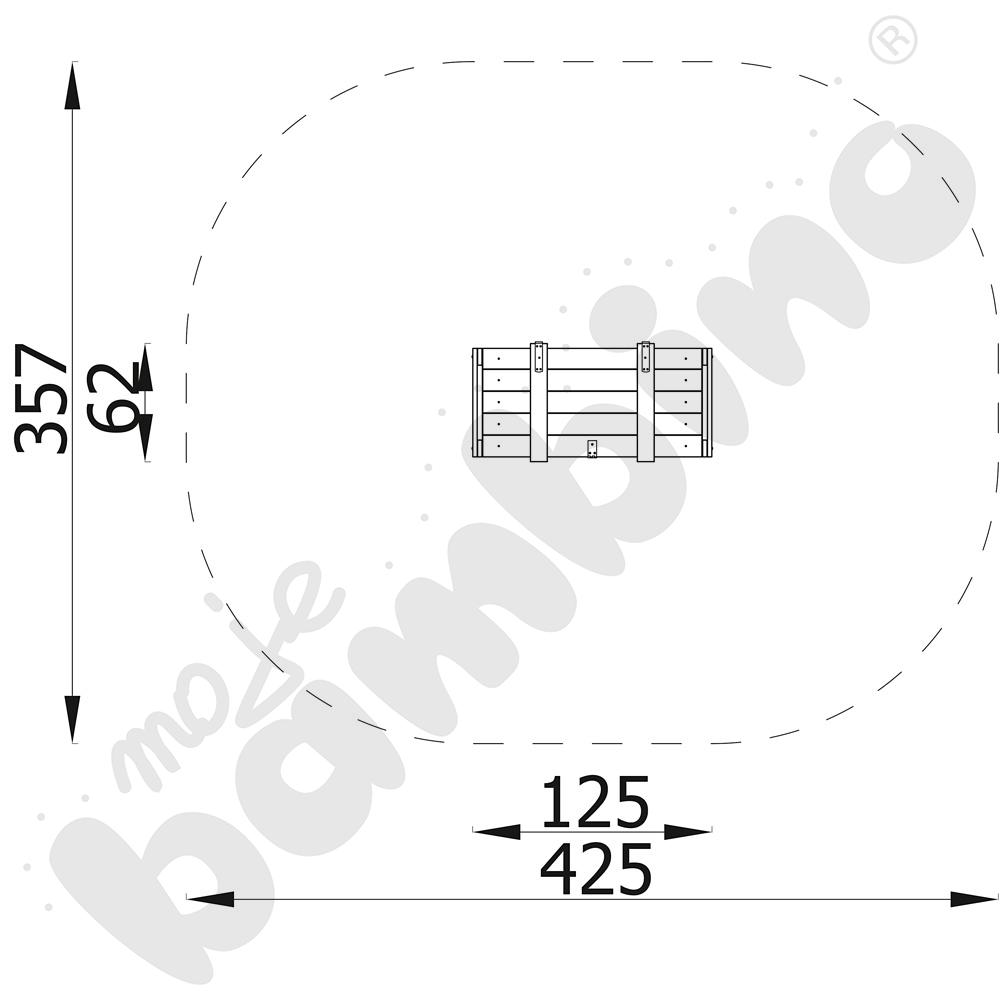 Skrzynia ogrodowa Terra z kotwami