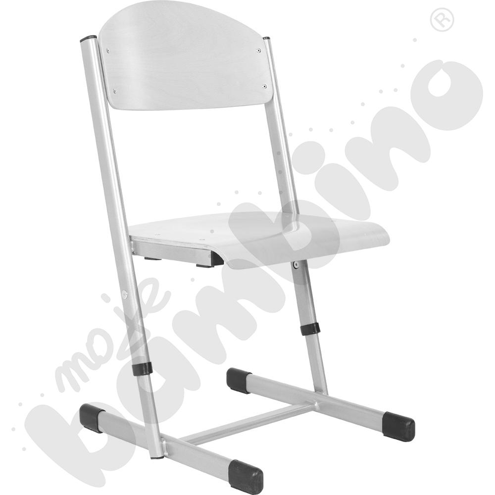 Krzesło T 3 w 1 z regulowaną wysokością rozm. 4-6 aluminium