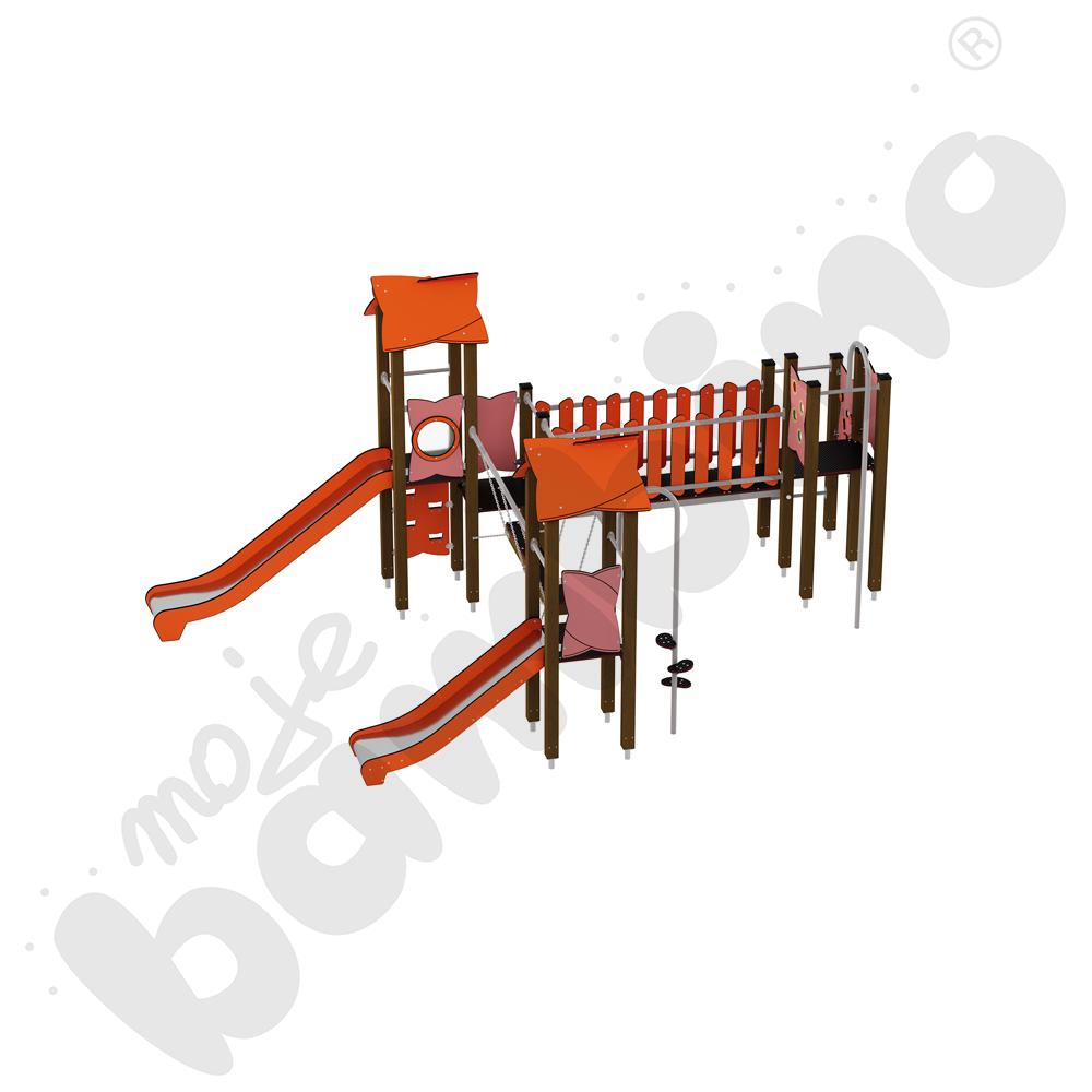 Zestaw Urbi 8, słupy drewniane A