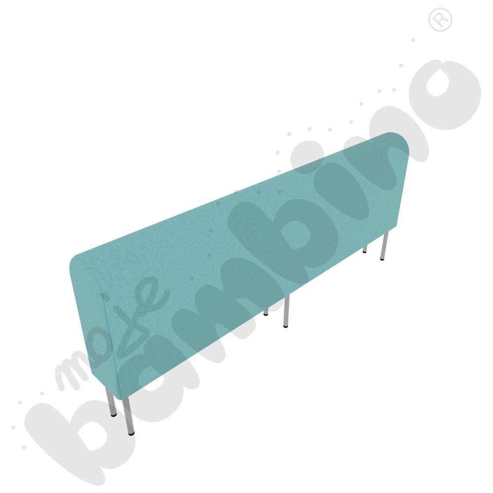 Moduł Versa 180x20x74 cm z plastikowymi stopkami, stelaż jasnoszary, tkanina RO20 Moduł Versa 180x20x74 cm z plastikowymi stopkami, stelaż jasnoszary, tkanina RO20
