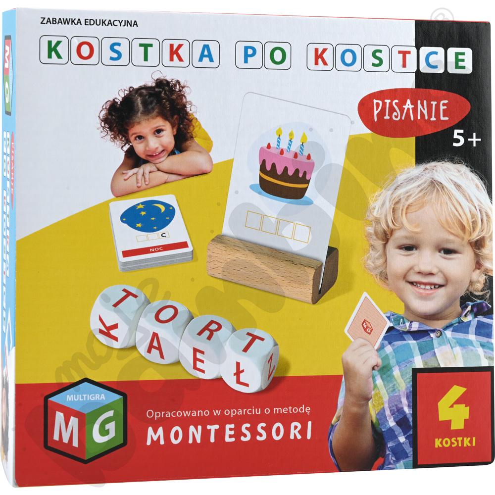 Edukacyjna kostka po kostce – pisanie 4 kostki