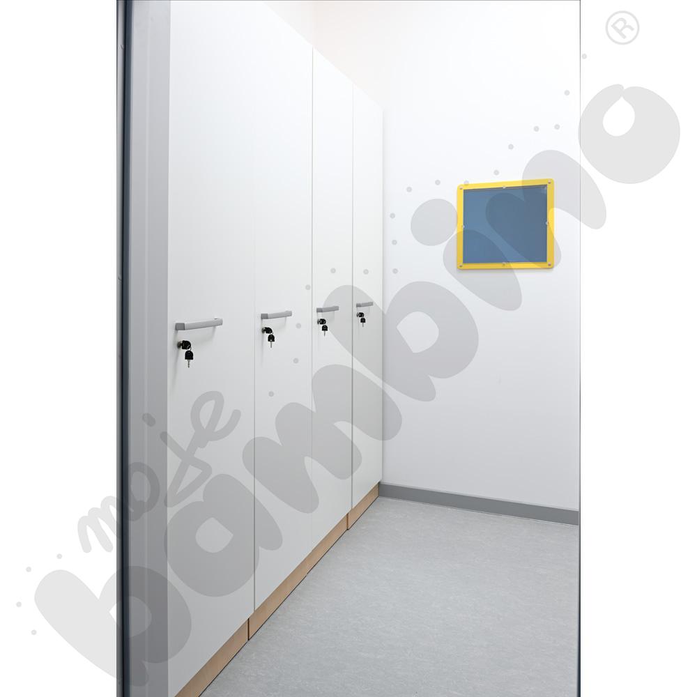 Szafa ubraniowa Grande wysoka 2 os., gł. 39,8 - skrzynia klon jasny i białe drzwi Szafa ubraniowa Grande wysoka 2 os., gł. 39,8 - skrzynia klon jasny i białe drzwi