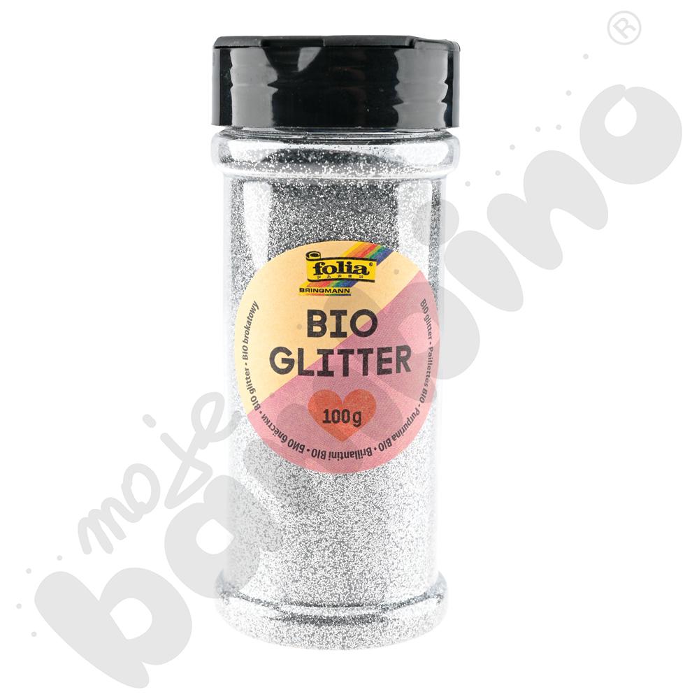 Brokat BIO srebrny 100 g
