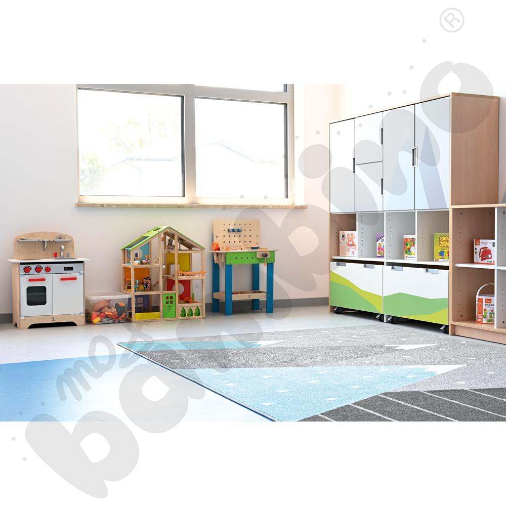 Quadro - zestaw Góry 90 st., cichy domyk, skrzynia klon jasny