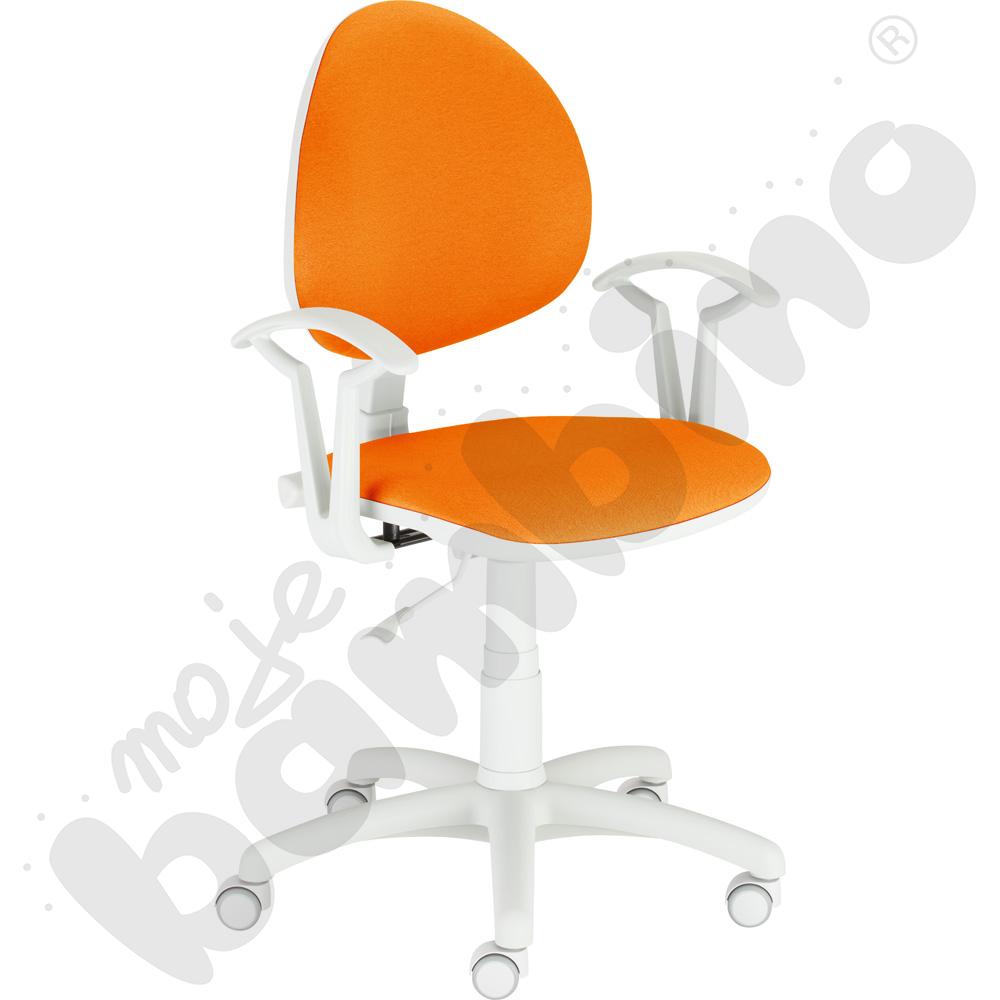 Krzesło obrotowe Smart pomarańczowe
